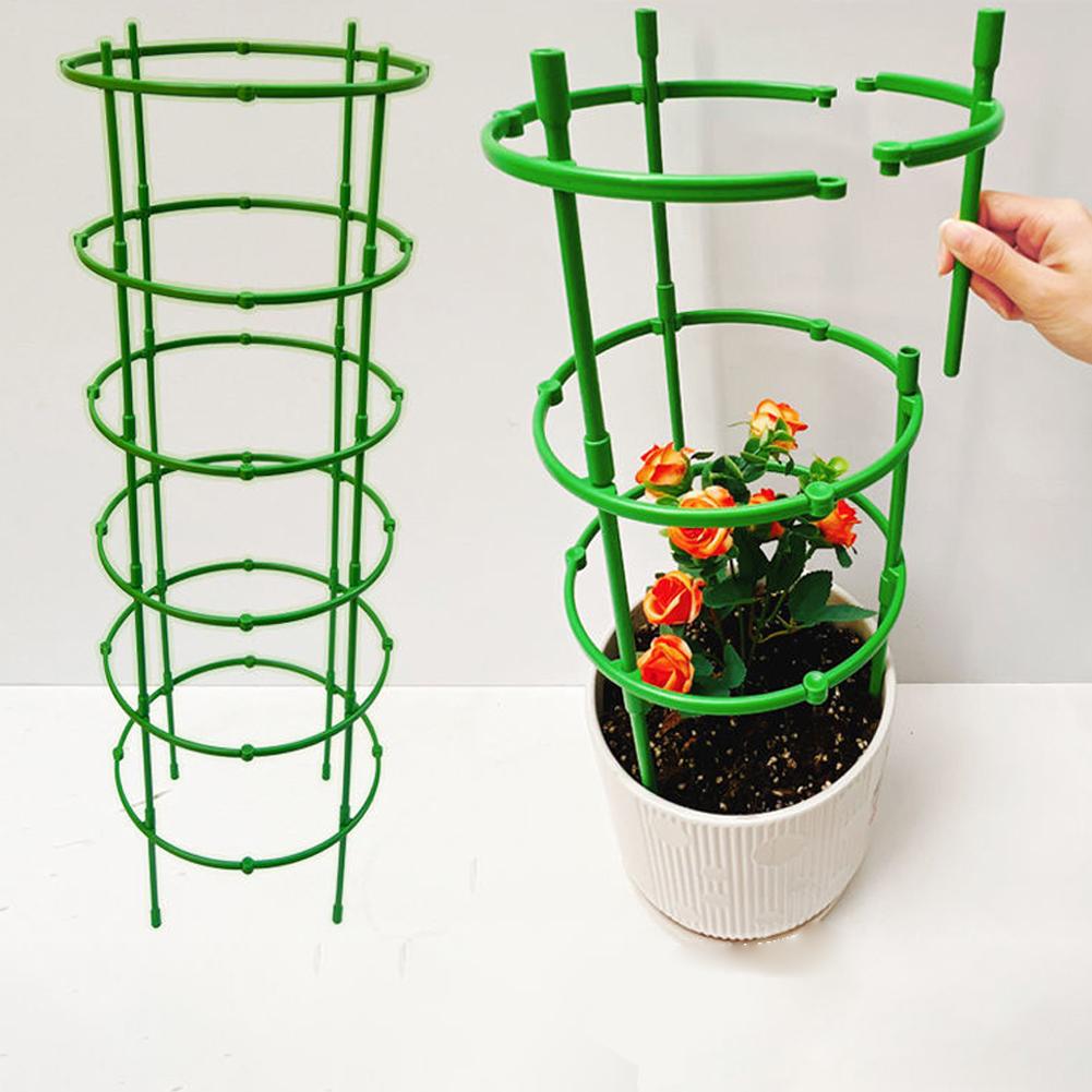 Florist Supp - Tomato Cages Trellis Plastic Column Vine