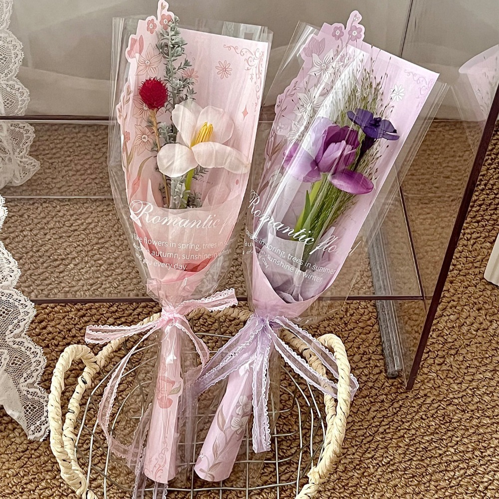 10Pcs Transparent Flower Packa - Florist Supply House ulasan dan harga