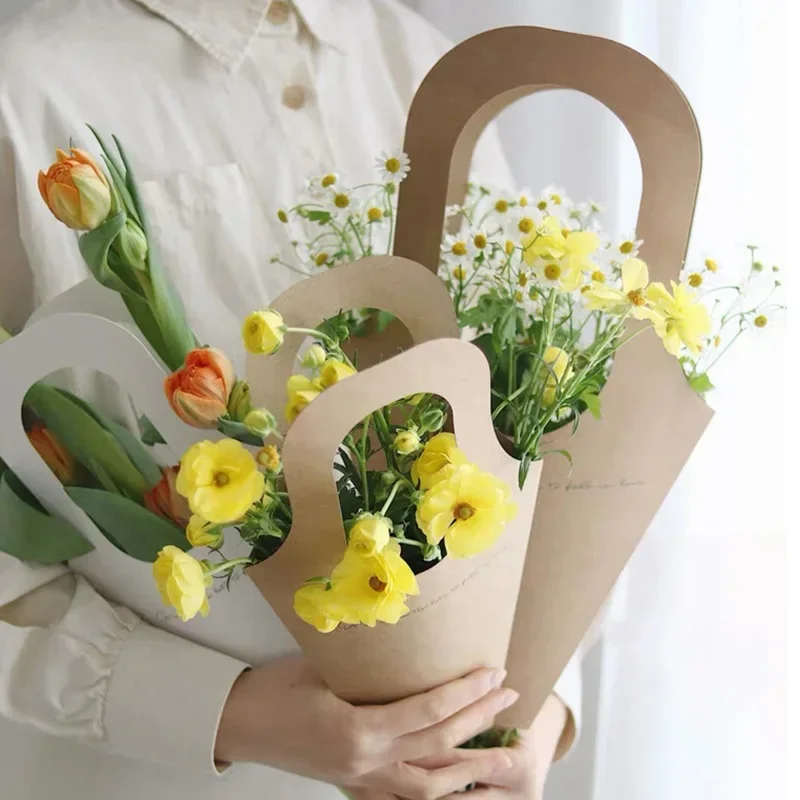 Kraft Flower Bag Handheld Tote - Florist Supply House ulasan dan harga