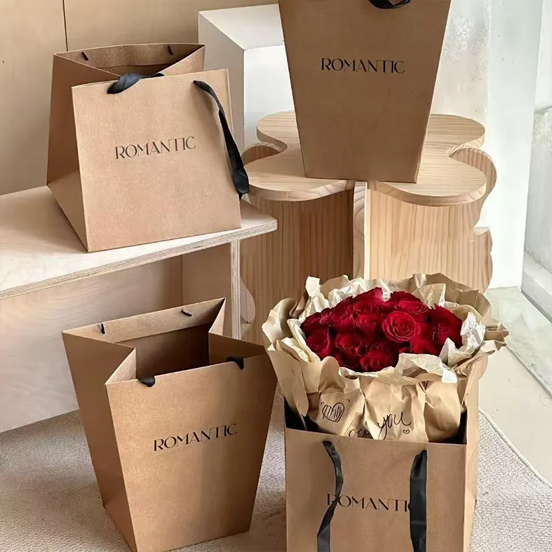 Kraft Paper Flower Carrying Ba - Florist Supply House ulasan dan harga