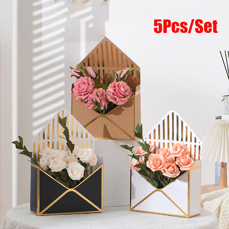 5Pcs Creative Envelope Flower  - Florist Supply House ulasan dan harga