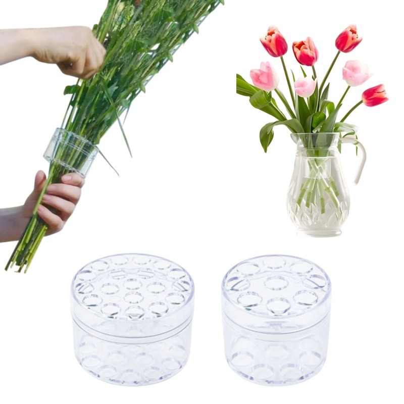Spiral Stem Holder Sturdy Clea - Florist Supp ulasan dan harga