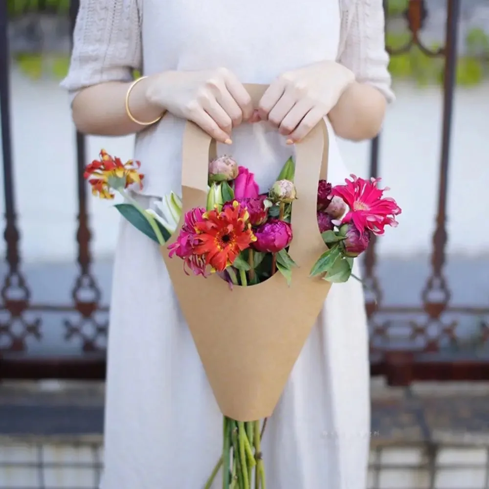 10PCS Kraft Paper Flower Gift  - Florist Supply House ulasan dan harga