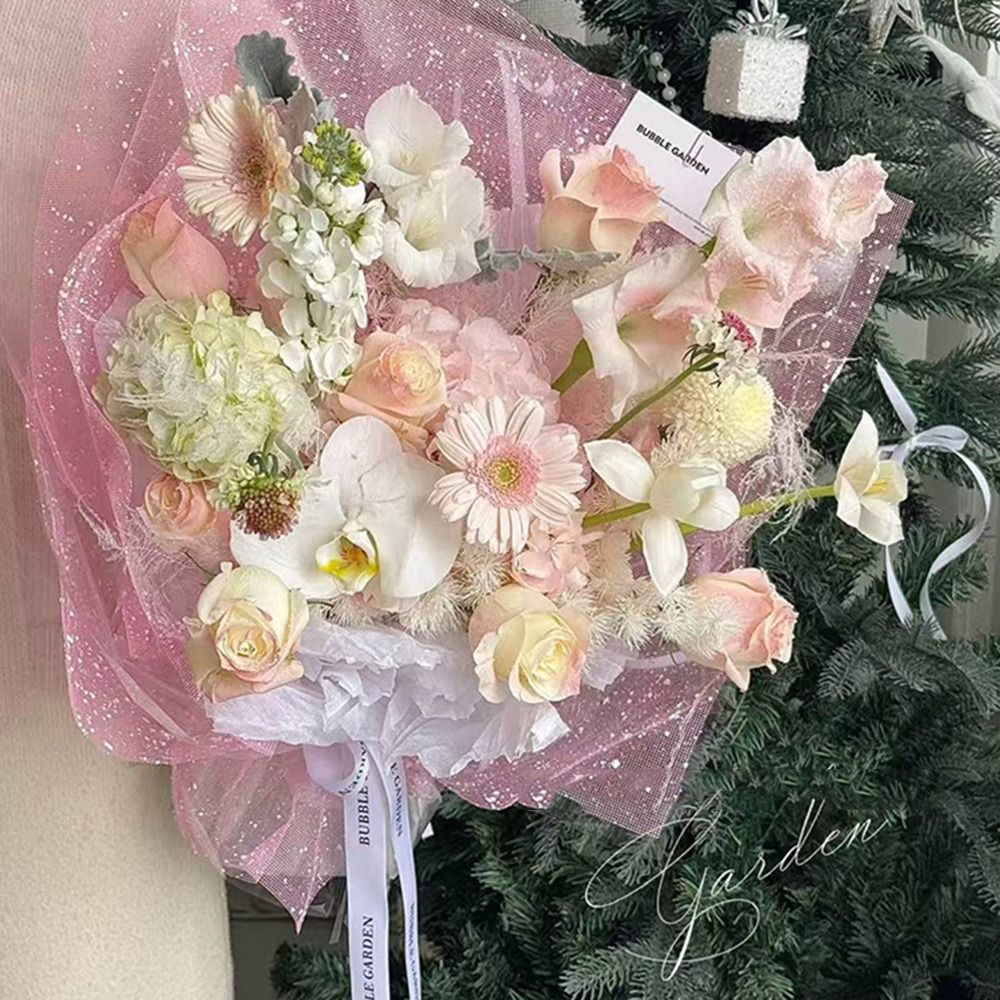 Flower Wrapping Paper Snowflak - Florist Supply House ulasan dan harga